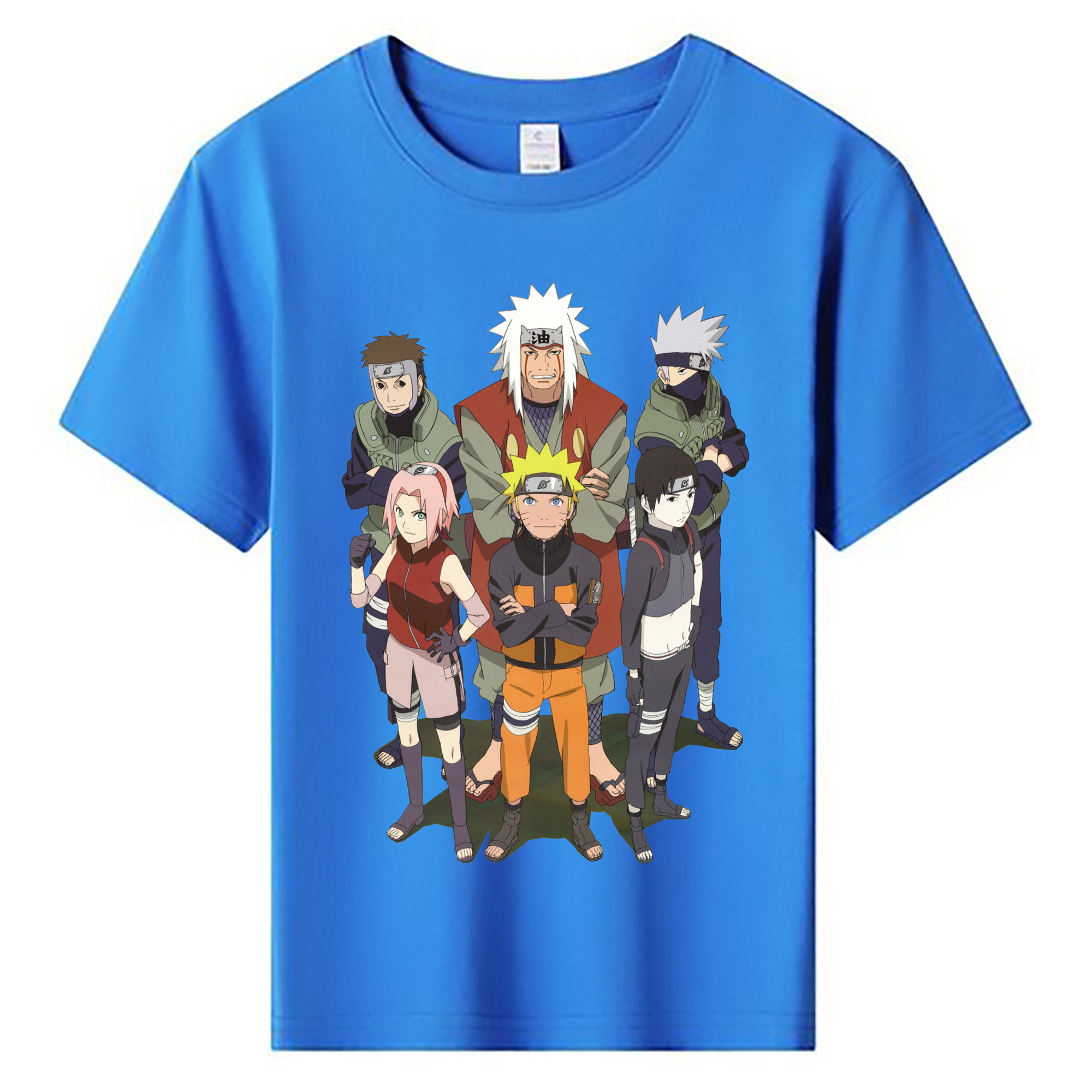 （画像用） NARUTO -ナルト- うずまき ナルト Uzumaki Naruto 綿100％キッズTシャツ（フロントプリント）
